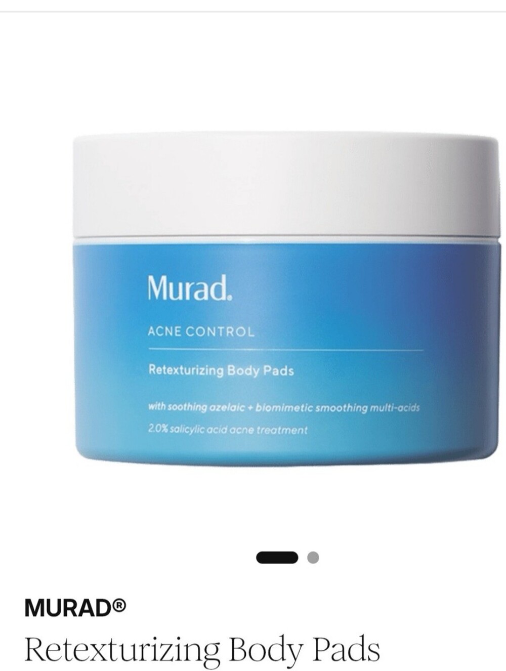 Murad Retexturizing Body Pads
